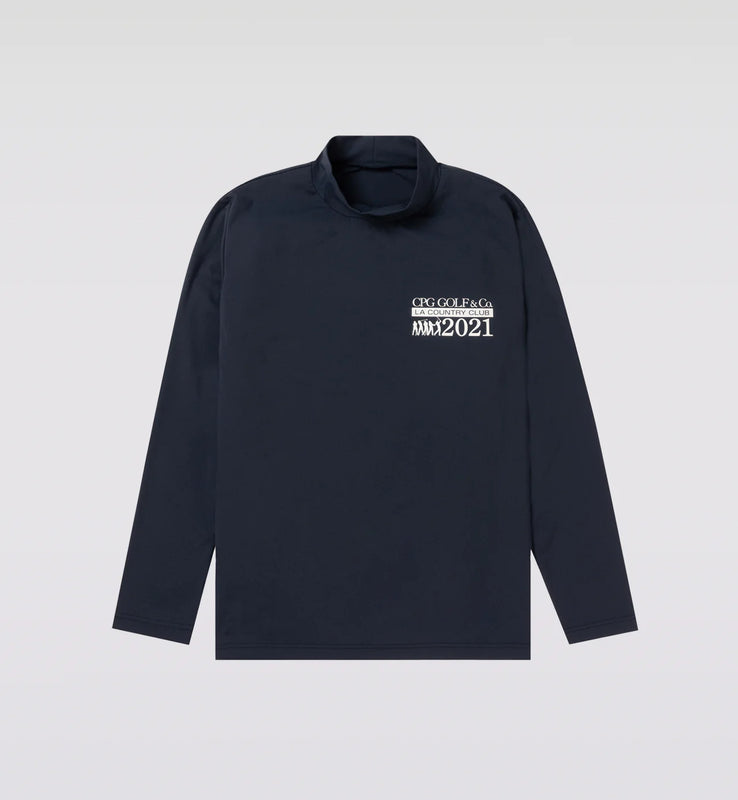 EST.PRINT MOCK NECK LS | MEN