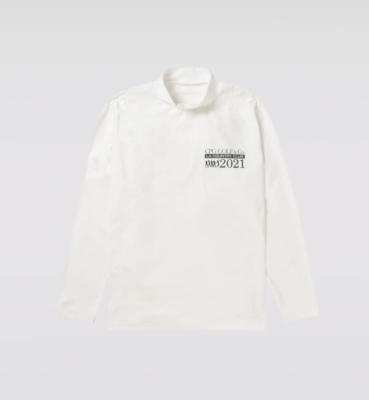 EST.PRINT MOCK NECK LS | MEN