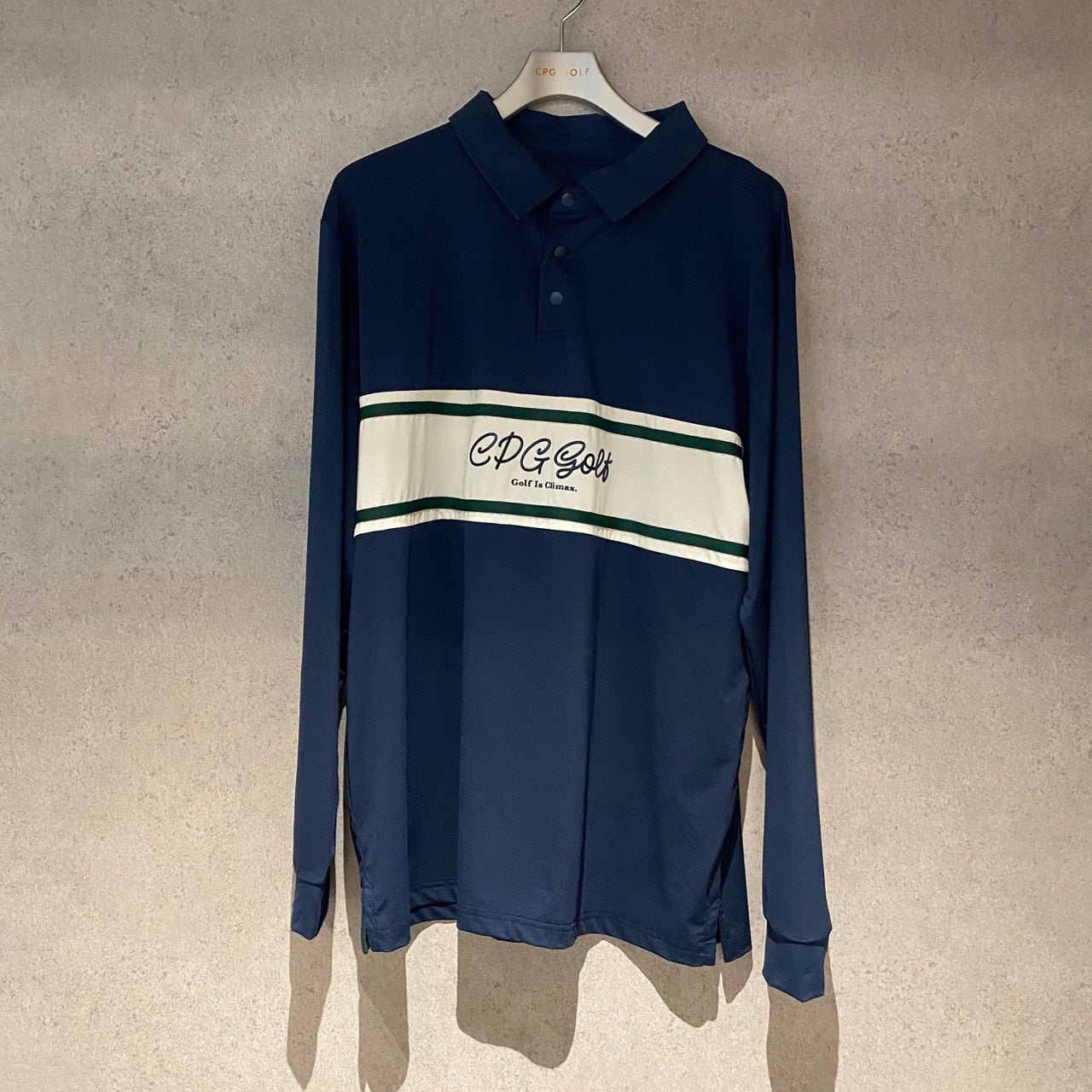 【Sample】STRETCH SMOOTH LOGO POLO LS | MEN | MEN