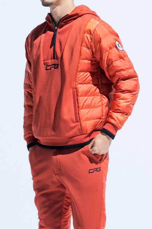 【Sample】ハイブリッドハーフジップフーディ | MEN