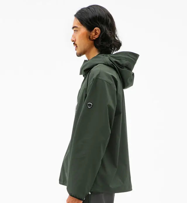 【9 월 9 일 이후 출하】 【New Arrival】 스트레치 발수 방풍 투습 후디 풀오버 | MEN