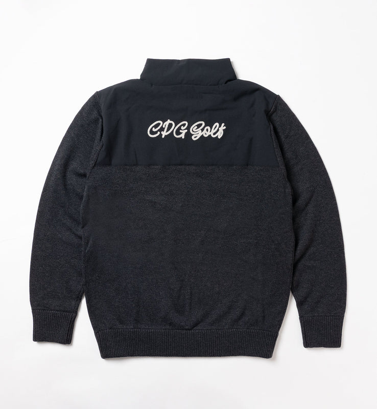 【new arrival】TWO-TONE HALF ZIP BLOUSON | MEN-SAMPLE-