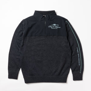 【new arrival】TWO-TONE HALF ZIP BLOUSON | MEN-SAMPLE-