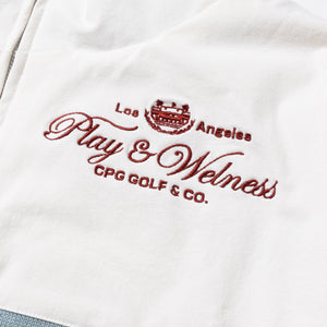 【new arrival】TWO-TONE HALF ZIP BLOUSON | MEN-SAMPLE-