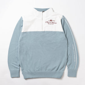 【new arrival】TWO-TONE HALF ZIP BLOUSON | MEN-SAMPLE-