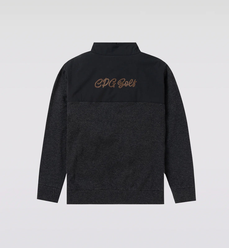 TWO-TONE HALF ZIP BLOUSON | MEN-SAMPLE-