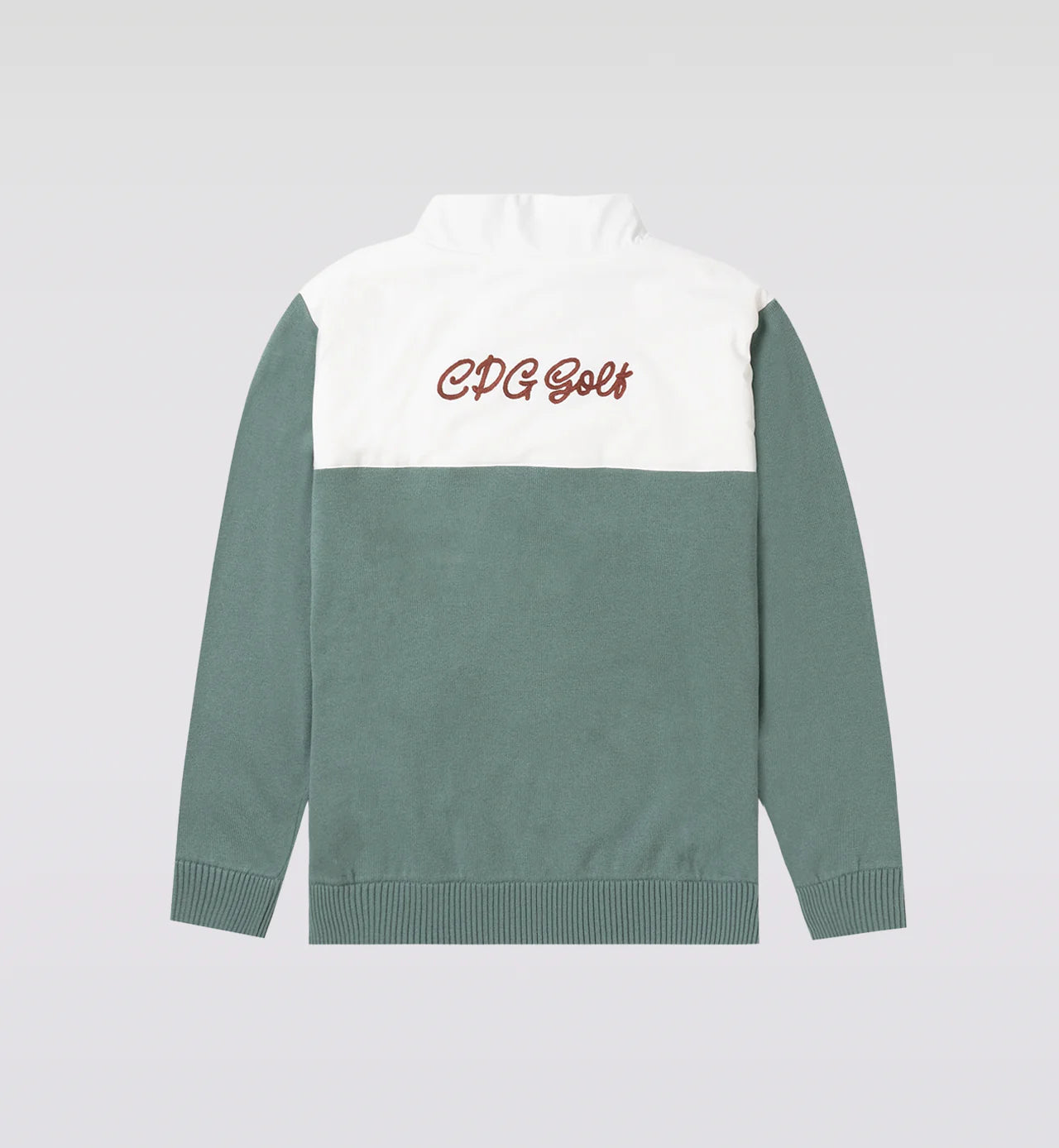 TWO-TONE HALF ZIP BLOUSON | MEN-SAMPLE-