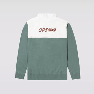 TWO-TONE HALF ZIP BLOUSON | MEN-SAMPLE-