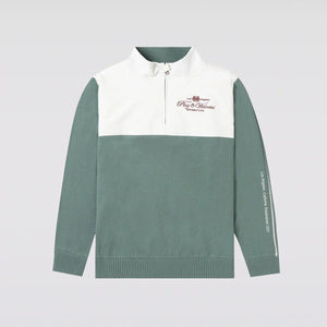 【new arrival】TWO-TONE HALF ZIP BLOUSON | MEN-SAMPLE-