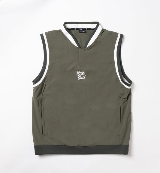 【26SS 新作】V Neck Fabric VEST | MEN -sample-