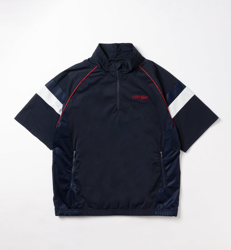 【new arrival】BY-COLOR HALF ZIP SS | MEN-SAMPLE-