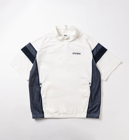 【new arrival】BY-COLOR HALF ZIP SS | MEN-SAMPLE-