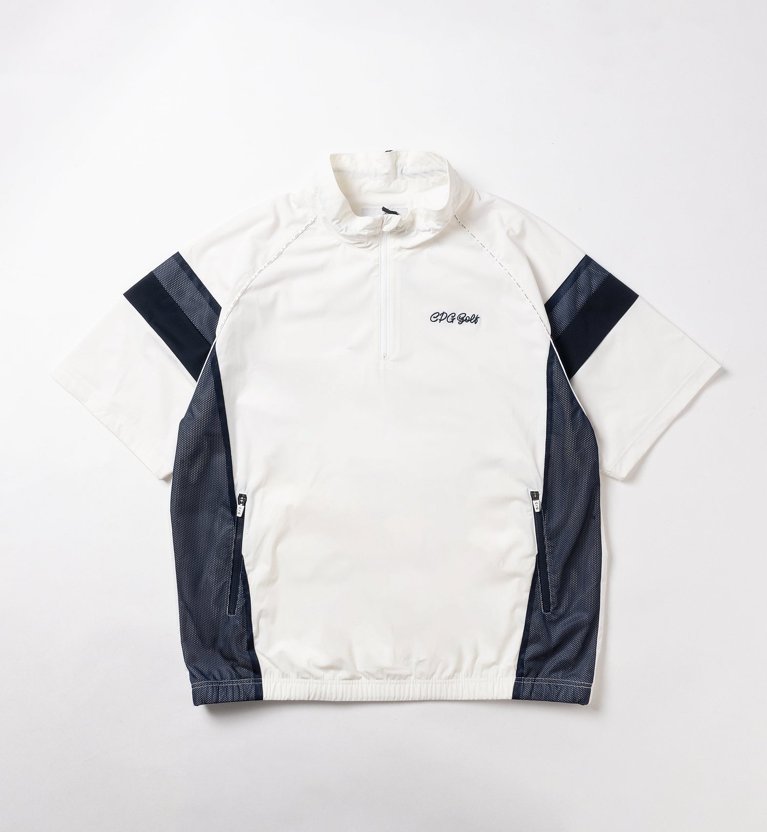 【new arrival】BY-COLOR HALF ZIP SS | MEN-SAMPLE-