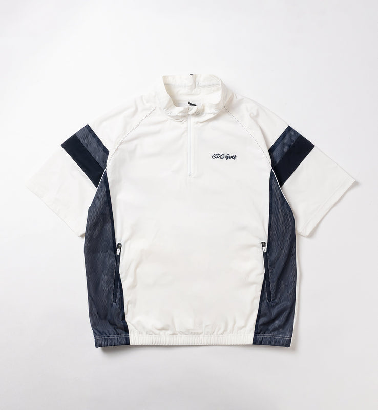 【new arrival】BY-COLOR HALF ZIP SS | MEN-SAMPLE-