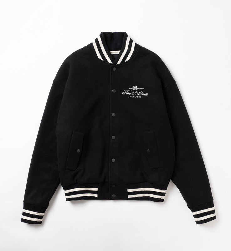 【new arrival】BRUSH MELTON LETTERMAN JACKT | MEN-SAMPLE-