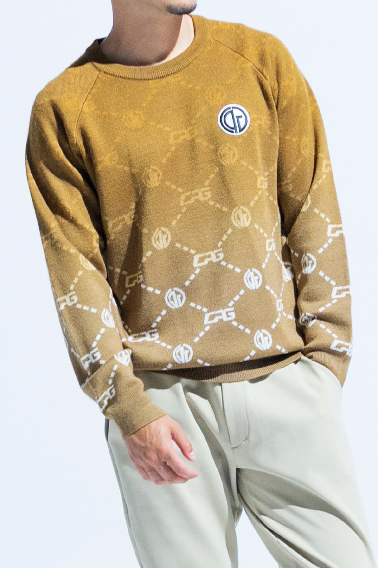 【Sample】グラデションロゴセーター | MEN