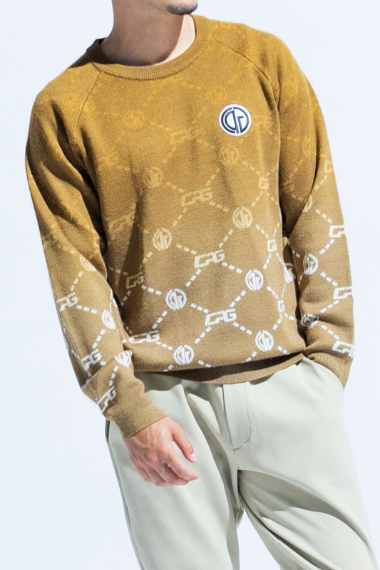 【Sample】グラデションロゴセーター | MEN