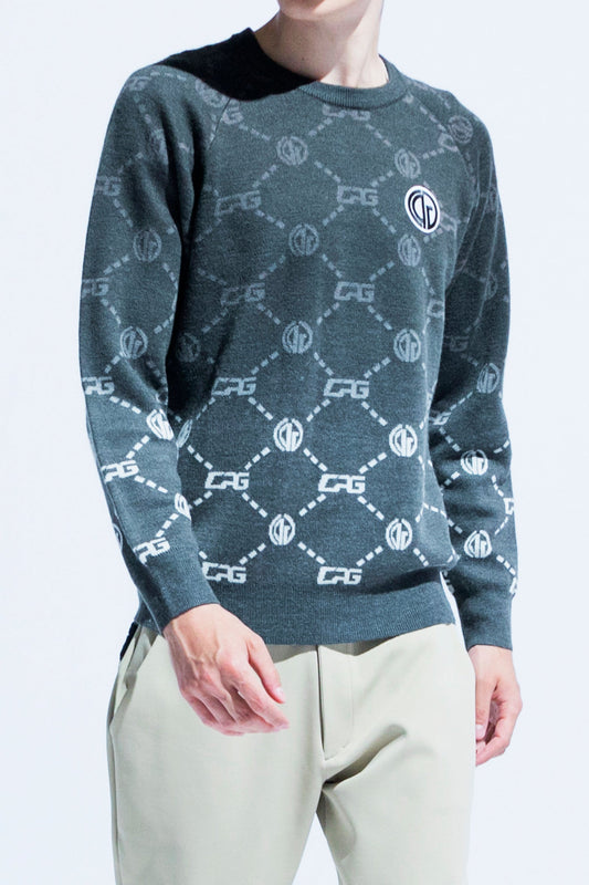 【Sample】グラデションロゴセーター | MEN