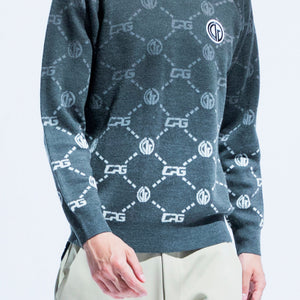 【Sample】グラデションロゴセーター | MEN