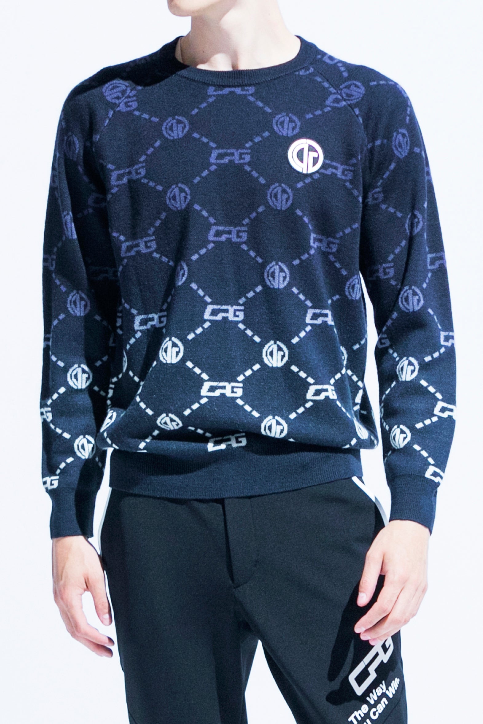 【Sample】グラデションロゴセーター | MEN