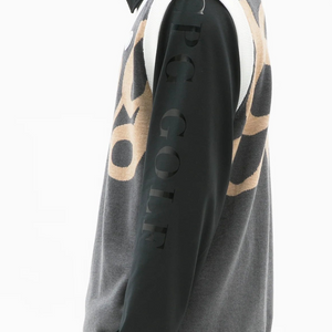 インターシャビッグロゴニットベスト｜MEN -sample-