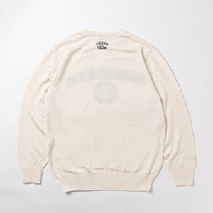【new arrival】PULL OVER LOGO INTARSIA | MEN-SAMPLE-