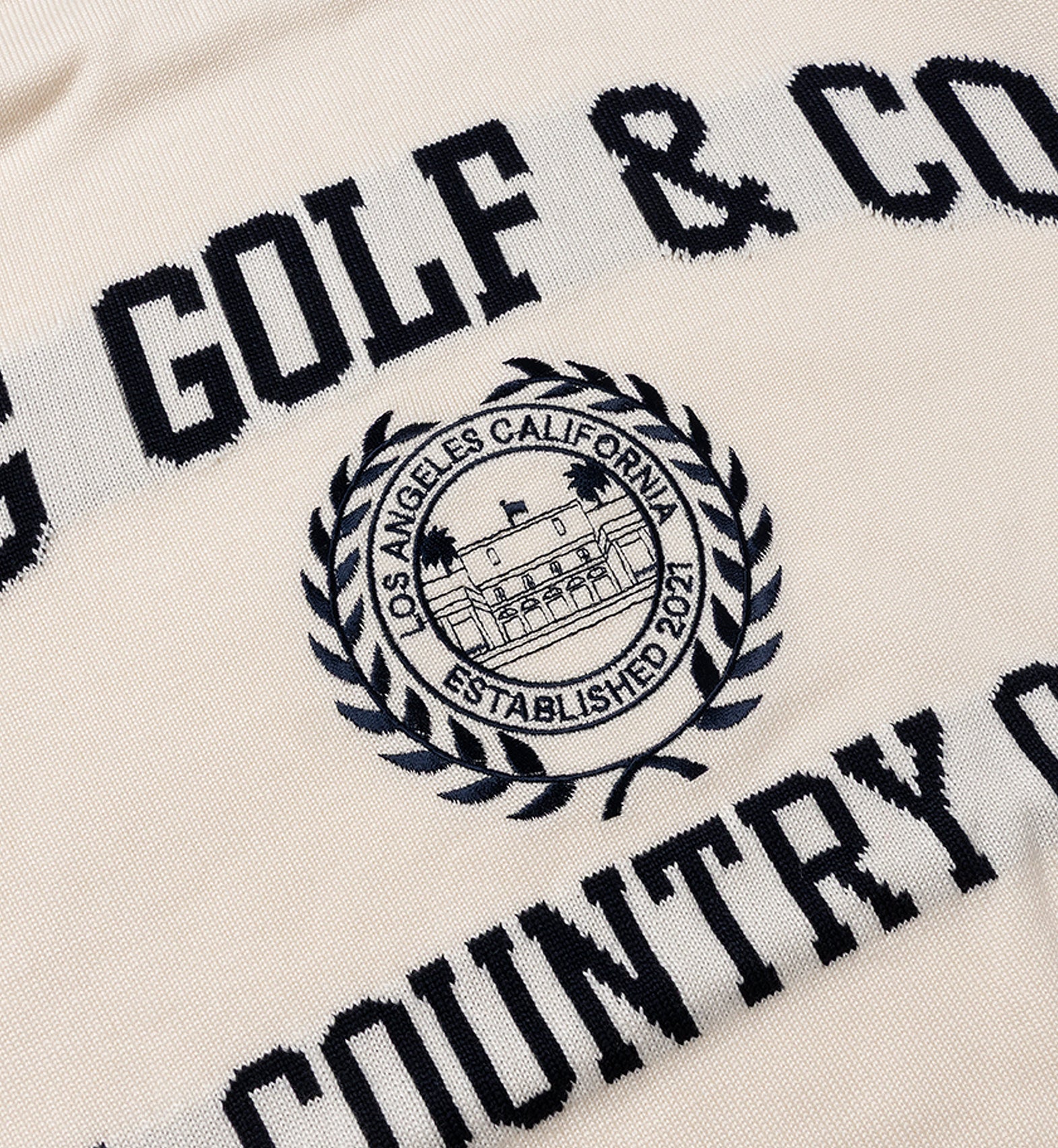 【new arrival】PULL OVER LOGO INTARSIA | MEN-SAMPLE-