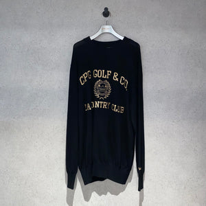 【Sample】PULL OVER LOGO INTARSIA | MEN | MEN