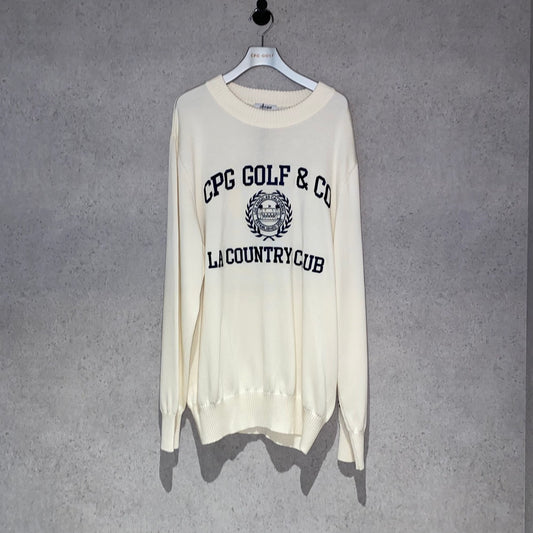 【Sample】PULL OVER LOGO INTARSIA | MEN | MEN