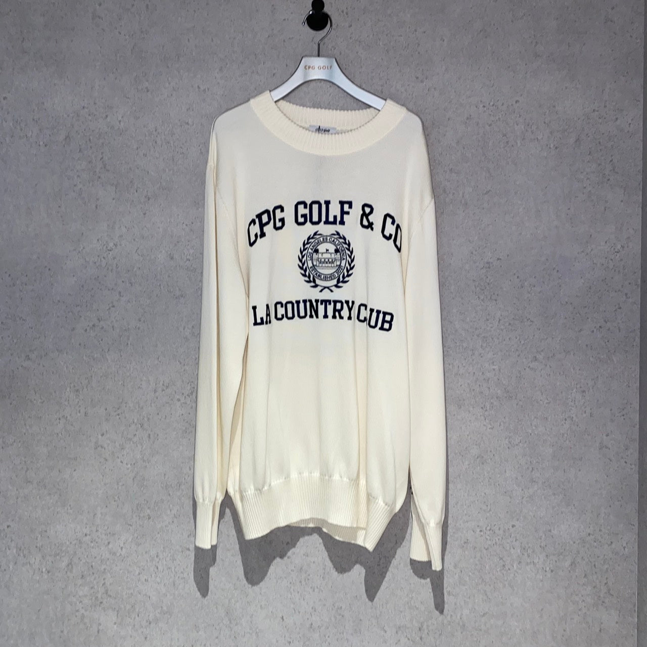 【Sample】PULL OVER LOGO INTARSIA | MEN | MEN