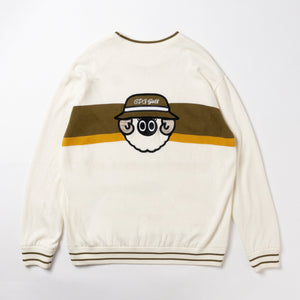 【new arrival】PULL OVER SHEEP LOGO INTARSIA | MEN-SAMPLE-