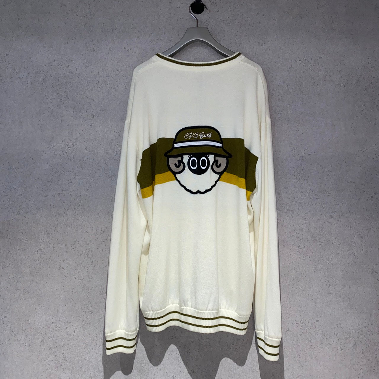 【Sample】PULL OVER SHEEP LOGO INTARSIA | MEN