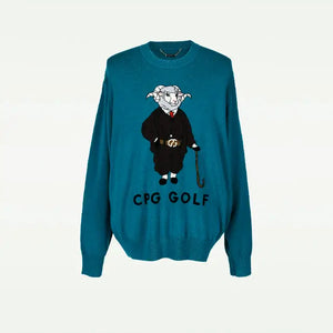 【Sample】羊グラフィックインターシャニットPO | MEN