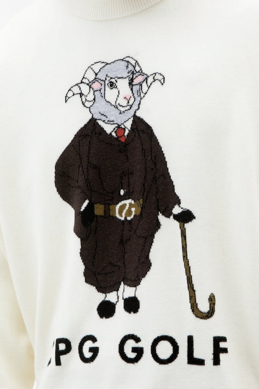 シーピージーゴルフ | 羊グラフィックインターシャニットPO | ゴルフ