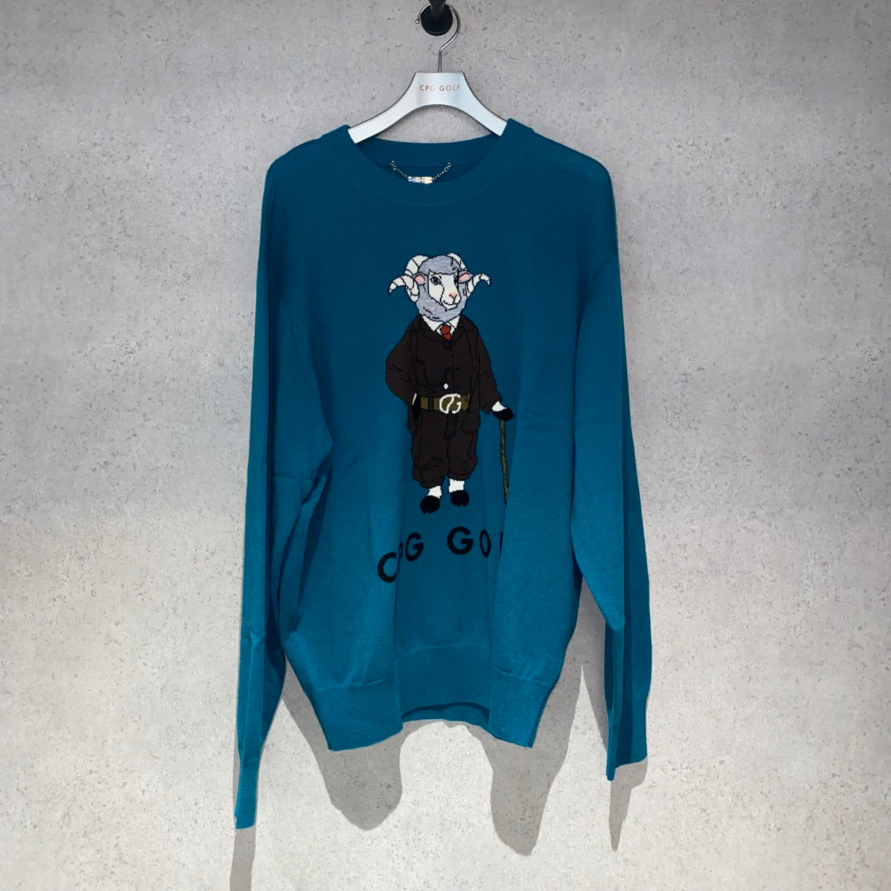 【Sample】羊グラフィックインターシャニットPO | MEN