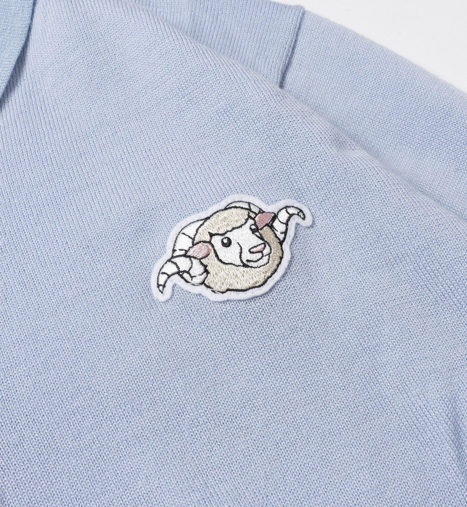 メリノウールニットポロ | MEN-SAMPLE-