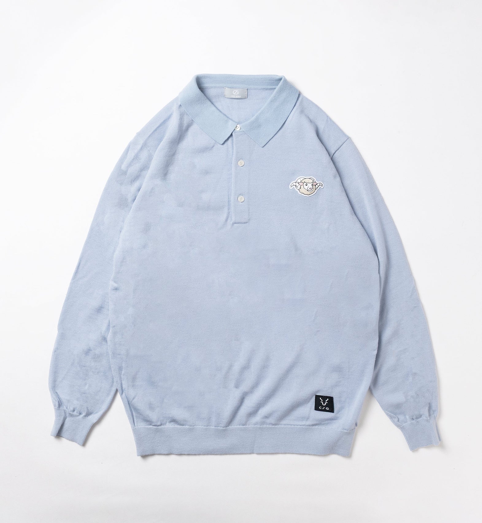 メリノウールニットポロ | MEN-SAMPLE-