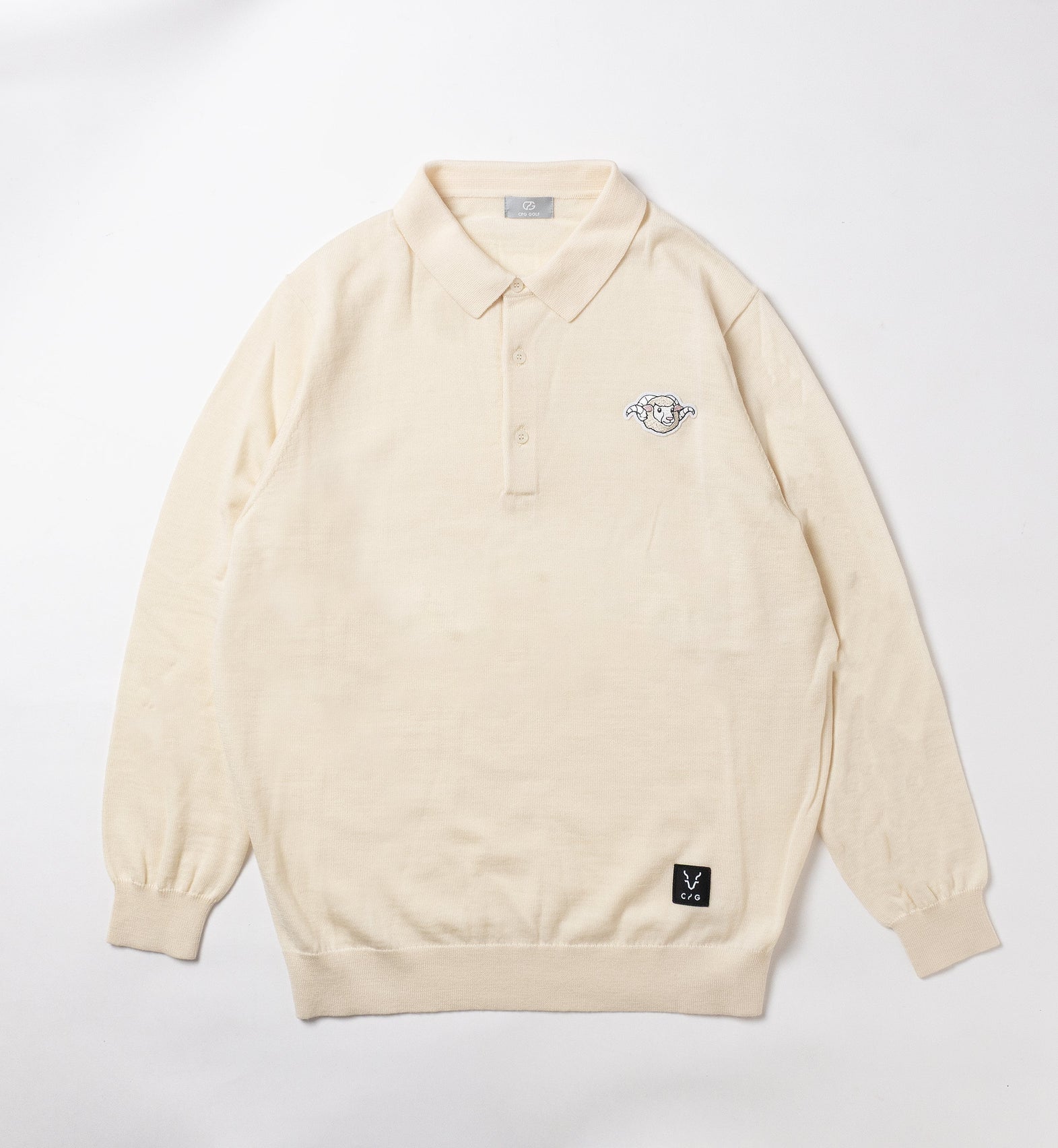 メリノウールニットポロ | MEN-SAMPLE-