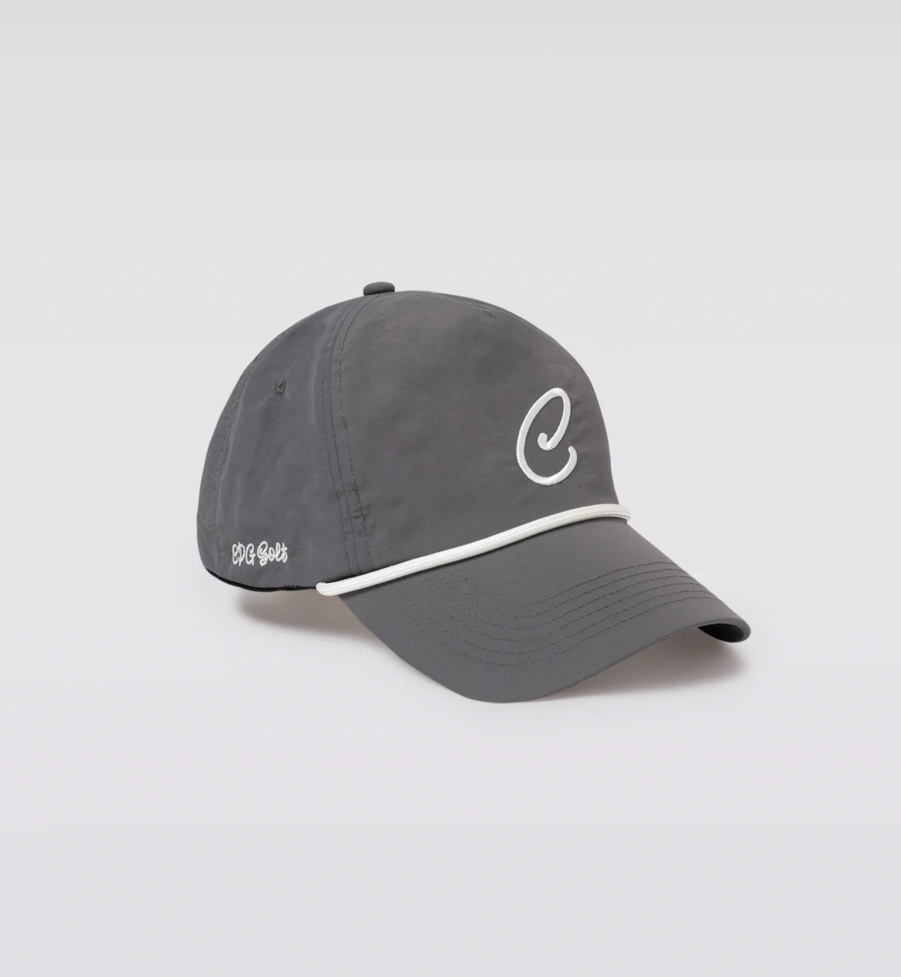 C LOGO NYLON TWILL CAP
