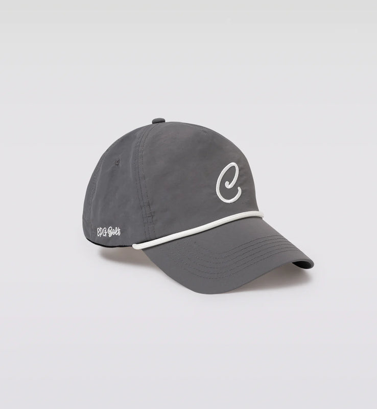 C LOGO NYLON TWILL CAP