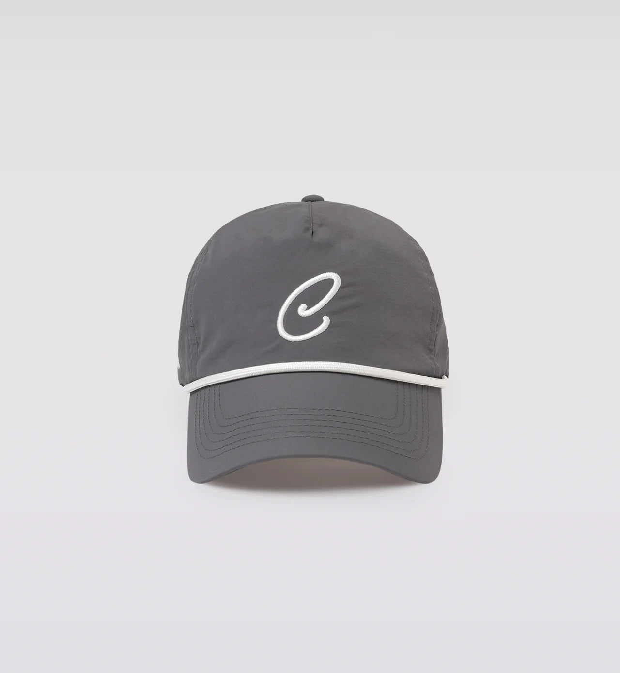 C LOGO NYLON TWILL CAP