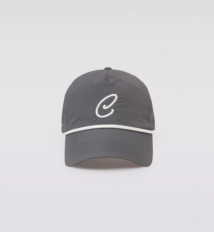 C LOGO NYLON TWILL CAP