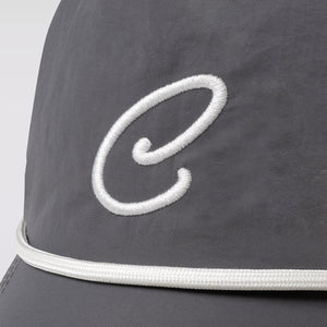 C LOGO NYLON TWILL CAP