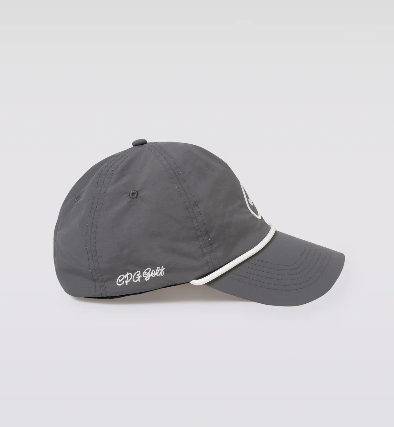 C LOGO NYLON TWILL CAP