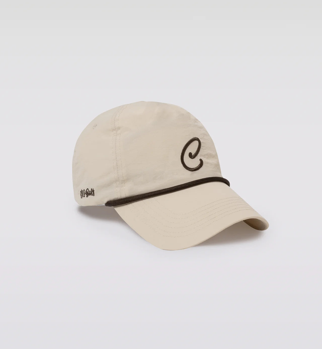 C LOGO NYLON TWILL CAP