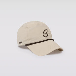 C LOGO NYLON TWILL CAP