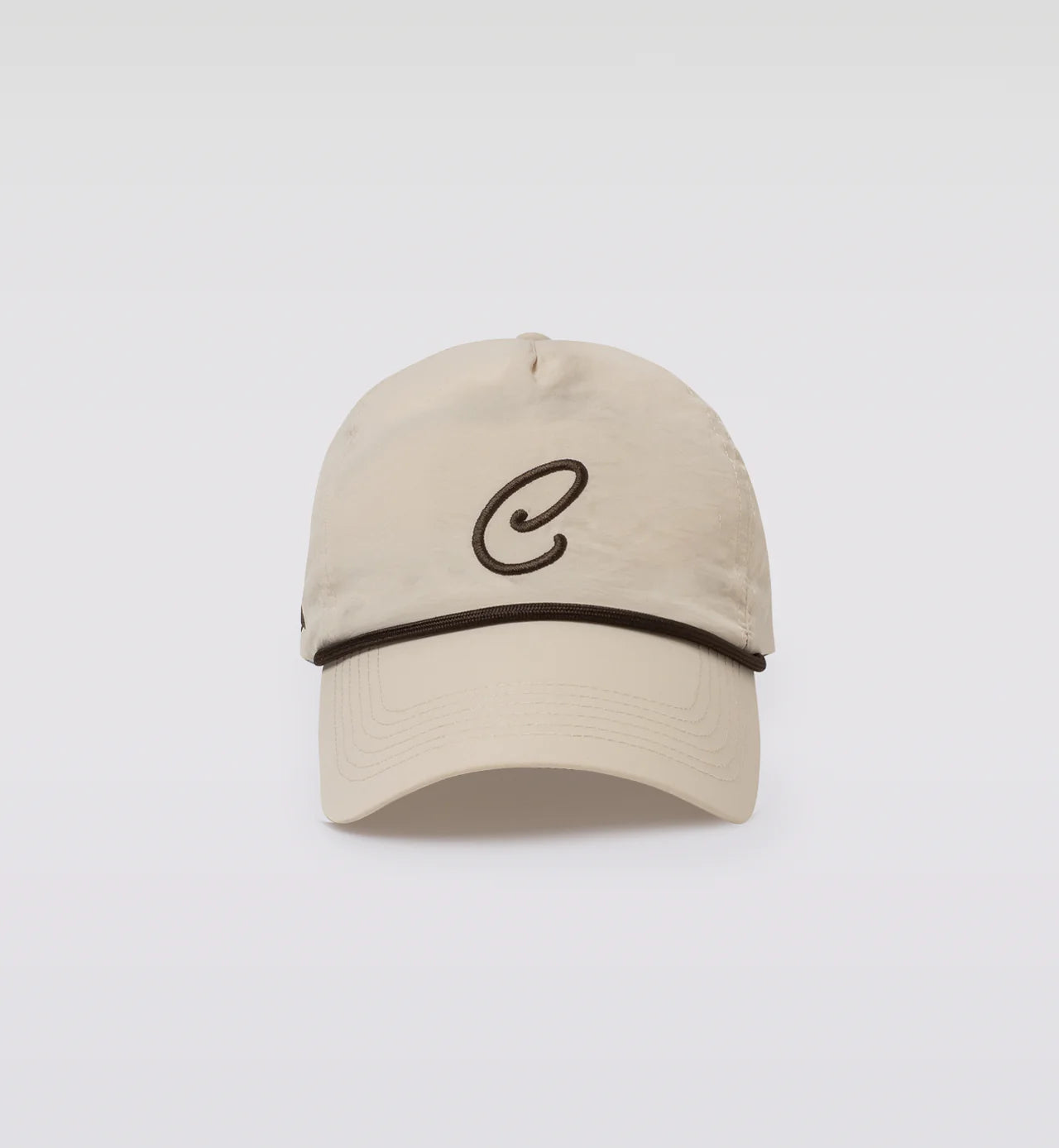 C LOGO NYLON TWILL CAP
