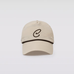 C LOGO NYLON TWILL CAP