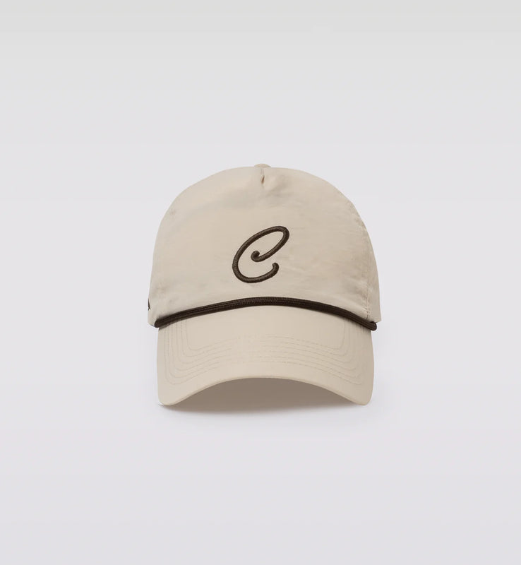 C LOGO NYLON TWILL CAP