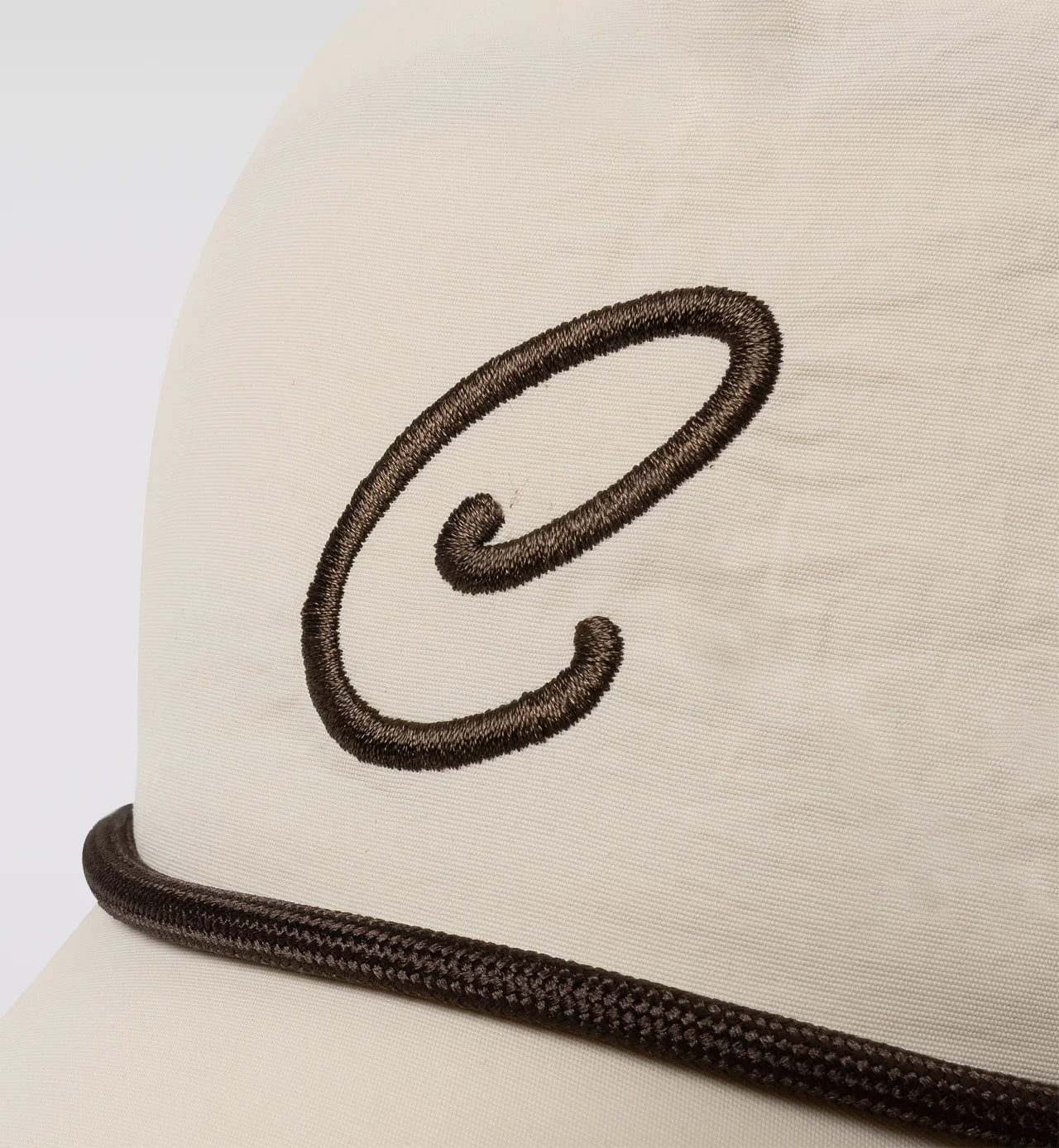 C LOGO NYLON TWILL CAP